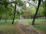 Early autumn in Russia, city park