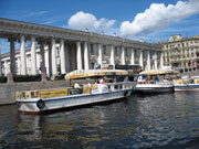 Fontanka river in Saint Petersburg