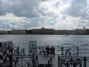 Neva river, the view from the Peter and Paul fortress