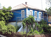 A house in a traditional Cossack style