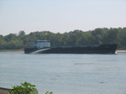 Barge on Don river