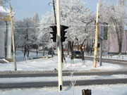 Зима в городе Шахты